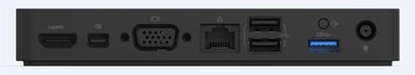 Attēls no DELL 452-BCCW laptop dock/port replicator Wired USB 3.2 Gen 1 (3.1 Gen 1) Type-C Black