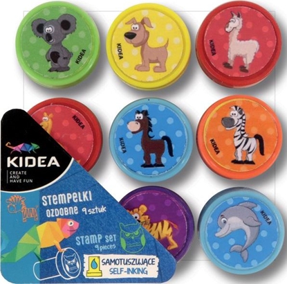 Picture of Derform Stempelki ozdobne B 9szt KIDEA