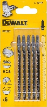 Изображение Dewalt brzeszczoty do cicia drewna i laminatu, dugo 100mm, 5 sztuk (DT2077-QZ)