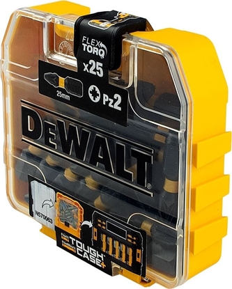 Picture of Dewalt zestaw bitów udarowych 1/4" PZ2 x 25mm Extreme Impact 25 sztuk opakowanie Tic-tac (DT70556T-QZ)