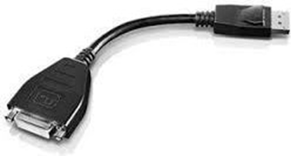 Attēls no Adapter AV Lenovo DisplayPort - DVI-D czarny (43N9159)