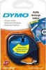 Изображение DYMO 12mm LetraTAG Plastic tape label-making tape