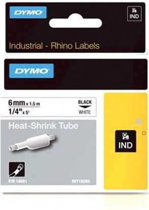 Attēls no Dymo etykieta rurka termokuczliwa (S0718260/18051)