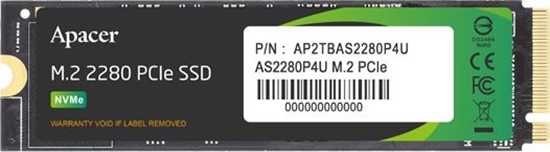 Picture of Dysk SSD Apacer AS2280P4U 256GB M.2 2280 PCI-E x4 Gen3 NVMe (AP256GAS2280P4U-1)
