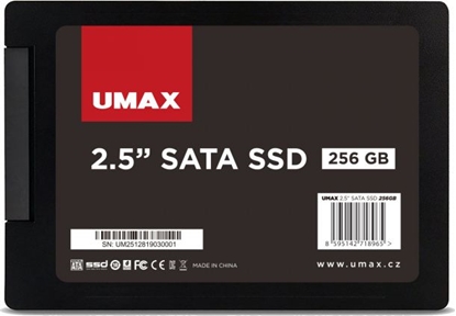 Изображение Dysk SSD Umax 256GB 2.5" SATA III (UMM250008)