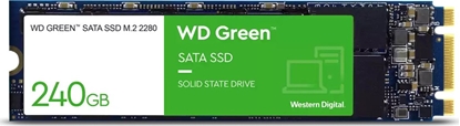 Attēls no Dysk SSD WD Green 240GB M.2 2280 SATA III (WDS240G3G0B)