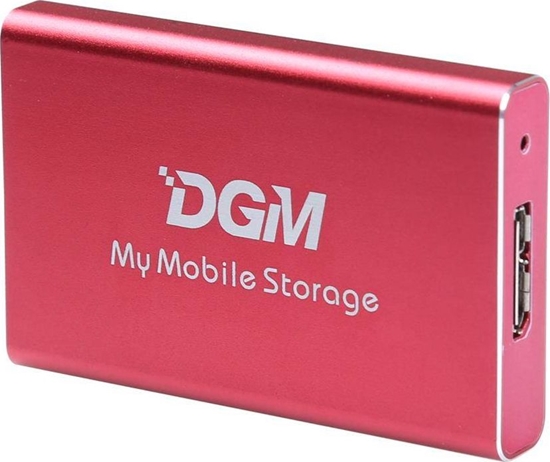 Picture of Dysk zewnętrzny SSD DGM My Mobile Storage 128GB Czerwony (MMS128RD)