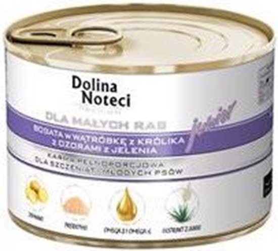 Picture of Dolina Noteci Premium Junior wtróbka z królika z ozorami z jelenia 185 g - 5900842014997
