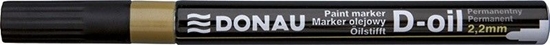 Изображение Donau Marker olejowy DONAU D-Oil, okrgy, 2,2mm, zoty
