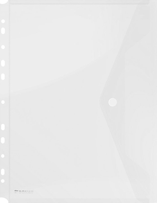 Attēls no Donau Teczka kopertowa DONAU zatrzask, PP, A4, 200mikr., z europerforacj, transparentna