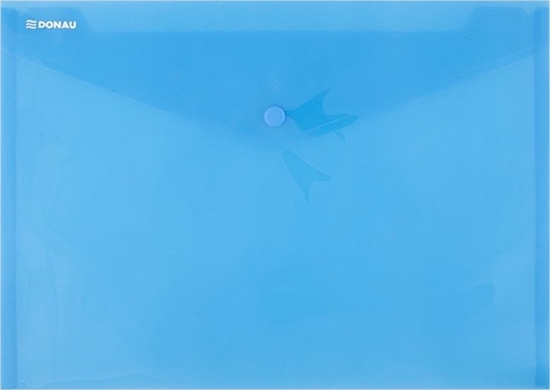 Picture of Donau TECZKA KOPERTOWA ZATRZASK PP DONAU A4 NIEBIESKA 180 MIC.