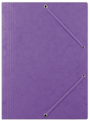 Picture of Donau TECZKA Z GUMK PRESZPANOWA A4 3-SKRZYDOWA 390GSM FIOLETOWA (8643080-23PL)