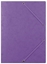 Attēls no Donau TECZKA Z GUMK PRESZPANOWA A4 3-SKRZYDOWA 390GSM FIOLETOWA (8643080-23PL)