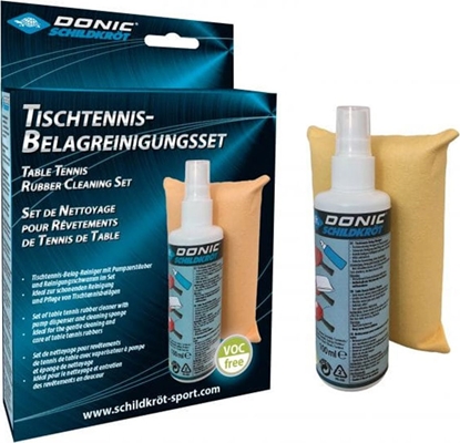 Изображение Donic Zestaw do czysczenia rakietki Cleaning Set (828529)