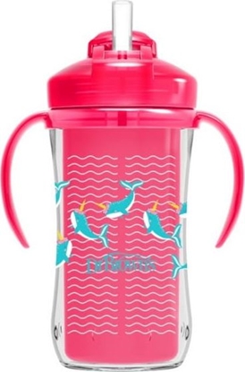 Picture of Dr Browns DR BROWN`S-TC01201-KUBEK TERMICZNY ZE SOMK 300 ML RÓOWY+12M-CY