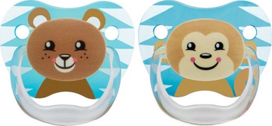 Picture of Dr Browns Smoczek PreVent 6-12m Zwierzta 2pak (PV22015)