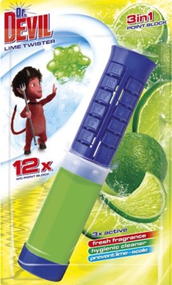 Picture of Dr Devil Dr. Devil - Odwieacz do WC w formie krków elowych - Lime Twister
