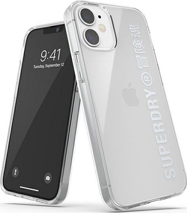 Attēls no Dr Nona SuperDry Snap iPhone 12 mini Clear Case srebrny/silver 42590