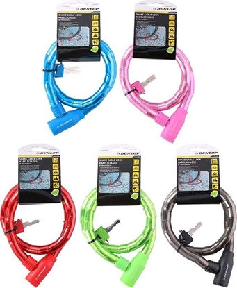 Picture of Dunlop Dunlop - antykradzieowe zapicie rowerowe na kluczyk (czarny)