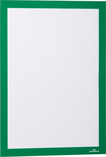 Picture of Durable A4 SAMOPRZYLEPNE RAMKI MAGNETYCZNE ZIELONE 10 SZT.