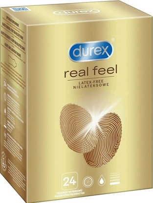 Attēls no Durex  DUREX_Real Feel Latex Free prezerwatywy nielateksowe 24szt