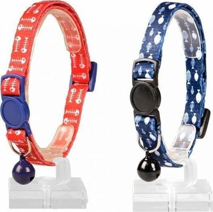 Attēls no Duvo+ DUVO+ OBROA KOT W RYBKI NIEB/CZERW 20-30cm / 10mm 11190