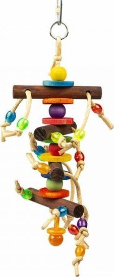 Изображение Duvo+ DUVO+ ZABAWKA DLA PTAKÓW Z KORALIKAMI 28x10,2x6CM 12414