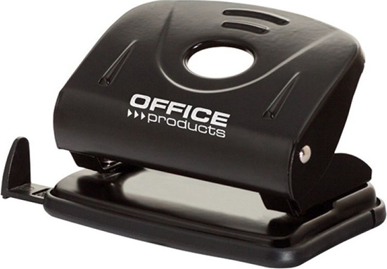 Picture of Dziurkacz Office Products Dziurkacz OFFICE PRODUCTS, dziurkuje do 25 kartek, metal, czarny