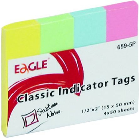 Изображение Eagle Notes samoprzylepny 15x50 zakadka 659-5P EAGLE (233796)