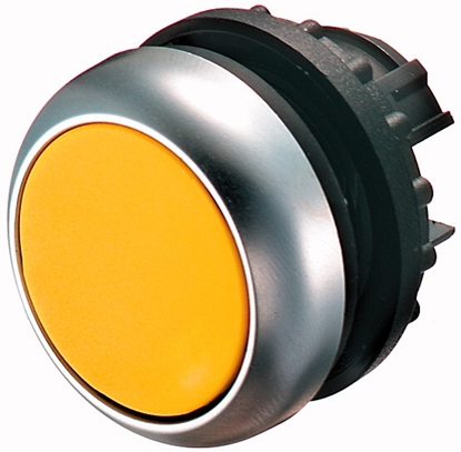 Picture of Eaton M22-DL-Y electrical switch Pushbutton switch Black, Metallic, Yellow
