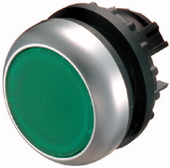 Изображение Eaton M22-DRL-G electrical switch Pushbutton switch Black, Green, Metallic
