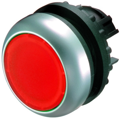 Изображение Eaton M22-DRL-R electrical switch Pushbutton switch Black, Metallic, Red