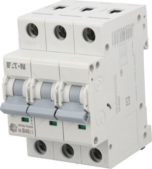 Picture of Eaton Wycznik nadprdowy 3P B 40A 6kA AC xPole Home HN-B40/3 194885