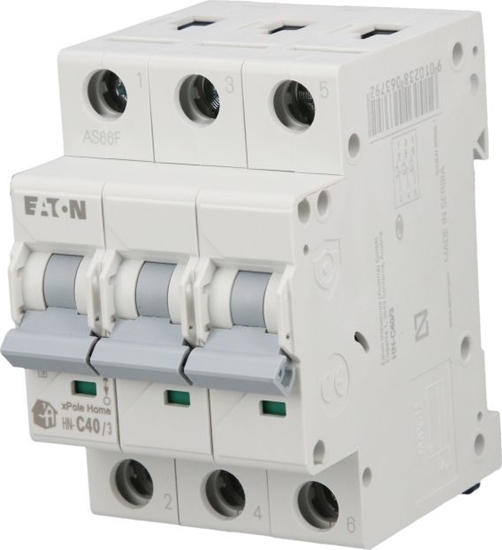 Picture of Eaton Wycznik nadprdowy 3P C 40A 6kA AC xPole Home HN-C40/3 194895