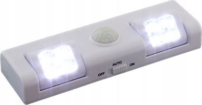 Изображение ECpower lampka czujnik ruchu i zmierzchu 8 LED biała uniwersalna (ZD26A)