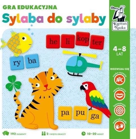 Изображение Edgard Kapitan Nauka. Gra edukacyjna. Sylaba do sylaby