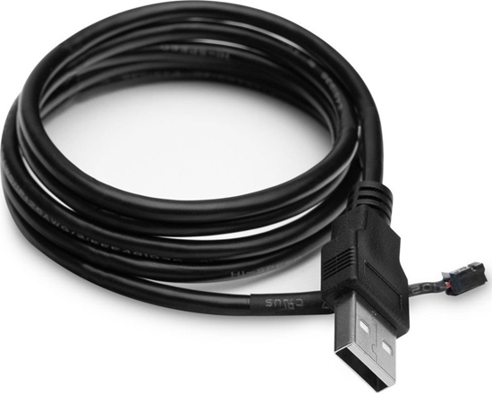 Picture of EK Water Blocks USB zew. - USB wew., 1m, Czarny (3831109818800)