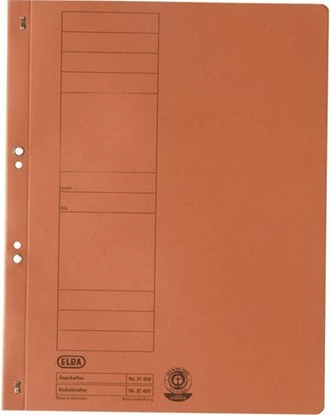 Изображение Elba Skoroszyt oczkowy, A4, pomaraczowy (BAN386)