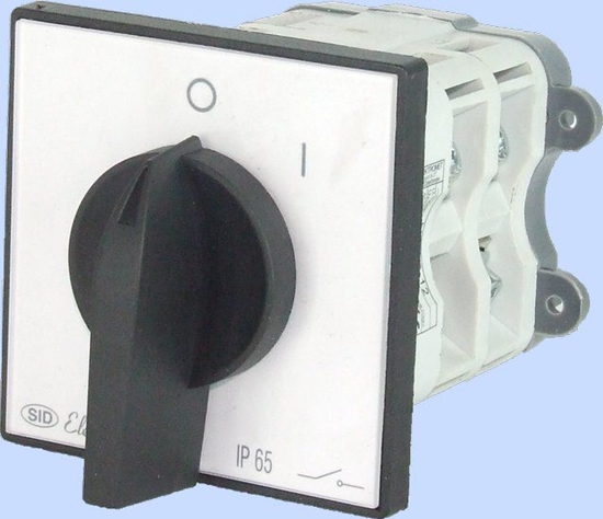 Изображение Elektromet cznik krzywkowy 0-1 3P 63A IP65 K 63-12 z pytk (926312)