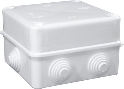 Attēls no Elektro-Plast Puszka natynkowa PK-5 IP55 130 x 130 x 82mm EP-Lux bez wkadu (0252-00)