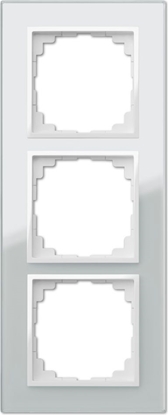 Picture of Elektro-Plast Ramka Sentia 3-krotna szklana biała (1473-62)