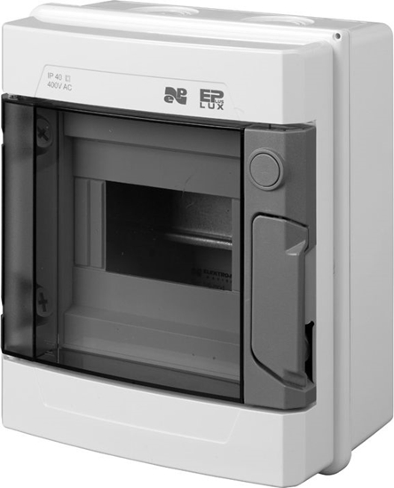 Изображение Elektro-Plast Rozdzielnica moduowa hermetyczna 1 x 6 natynkowa IP55 EP-LUX PLUS RN 1/6 (1960-01)