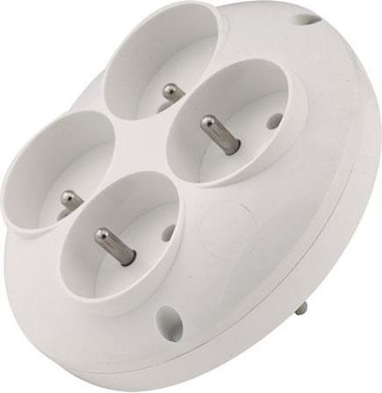 Picture of Elgotech Rozganik wtyczkowy 4-gniazda z/u RO-40