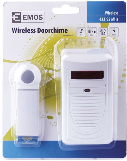 Picture of Emos Dzwonek bezprzewodowy 60m 230V 6898-80 biay (P5705)