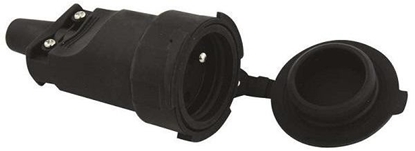 Attēls no Emos Gniazdo gumowe przenone z/u 10/16A 250V 2P+Z IP65 (P0044)