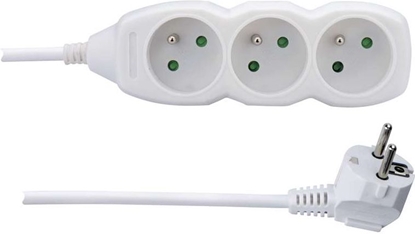 Picture of Emos Przeduacz z uziemieniem 3 gniazda 1,5m biay (P0311)