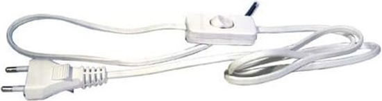 Изображение Emos Przewód przyczeniowy wycznikiem KF-HK-1 H03VVH2-F 2x0,75 3m biay (S08273)