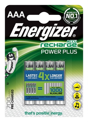 Изображение Energizer Akumulator Power Plus AAA / R03 700mAh 4 szt.