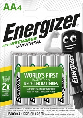 Изображение Energizer Akumulator Universal AA / R6 1300mAh 4 szt.
