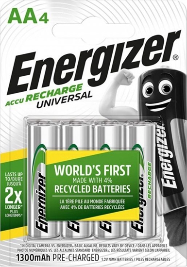 Изображение Energizer Akumulator Universal AA / R6 1300mAh 4 szt.